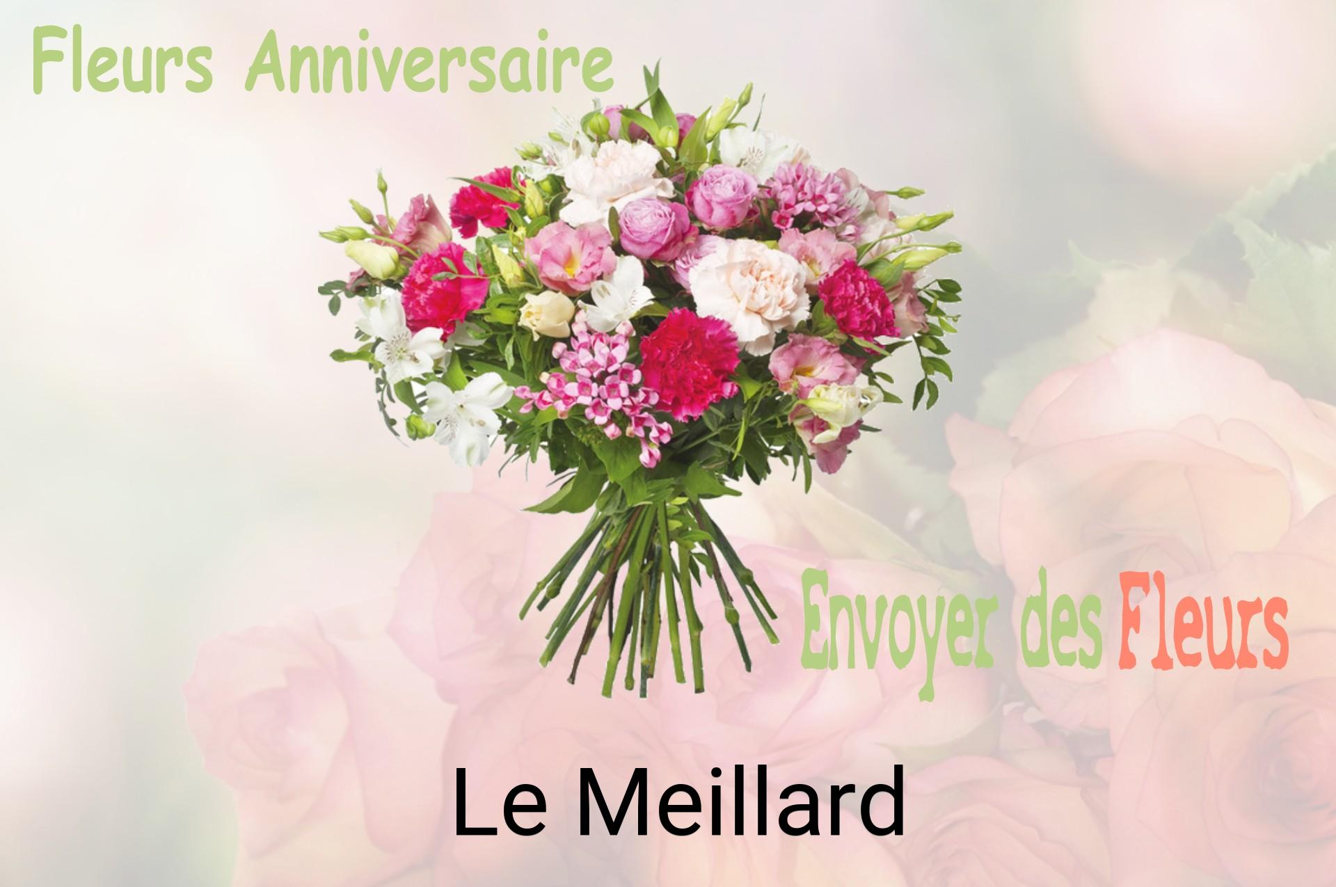 Bouquet de fleurs d’anniversaire livré à Le Meillard